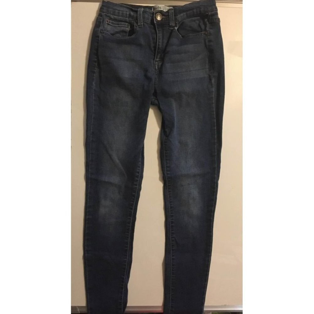 Mudd High Rise Denim Blue Jeans Jegging Juniors Size 3 D8